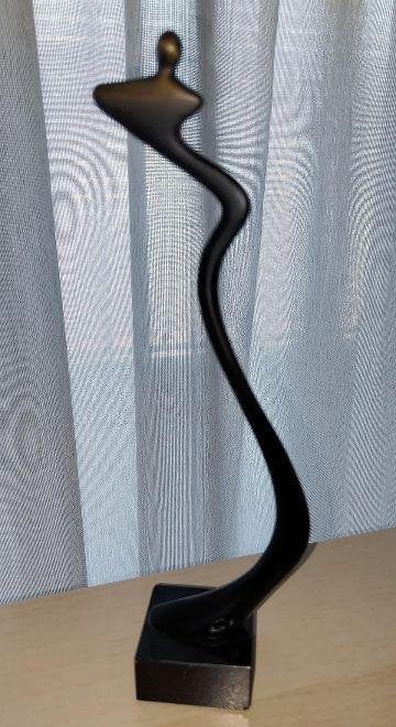 Corry Ammerlaan bronzen beeldje gesigneerd 21 cm hoog ZGAN, Antiek en Kunst, Overige onderwerpen, Ophalen of Verzenden, Brons