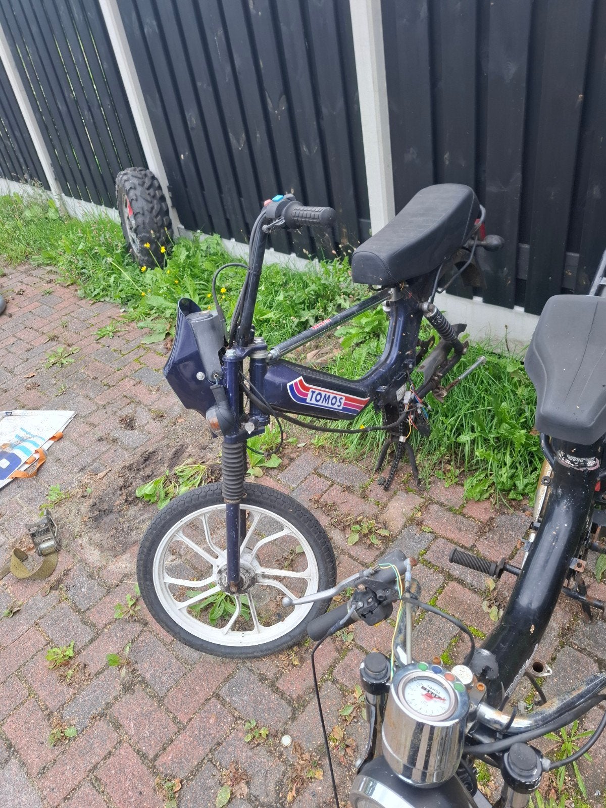 tomos frame met kenteken, Ophalen, Gebruikt