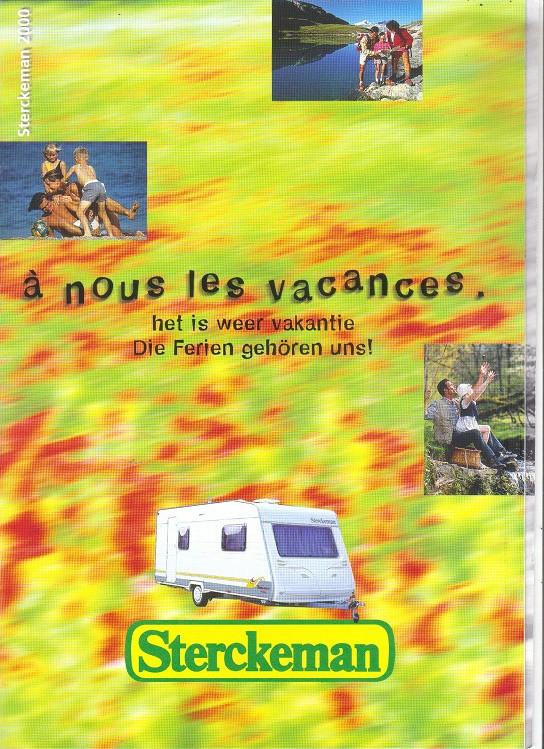 Sterckeman Caravans, Brochure uit 2000, Verzenden, Zo goed als nieuw, Overige merken