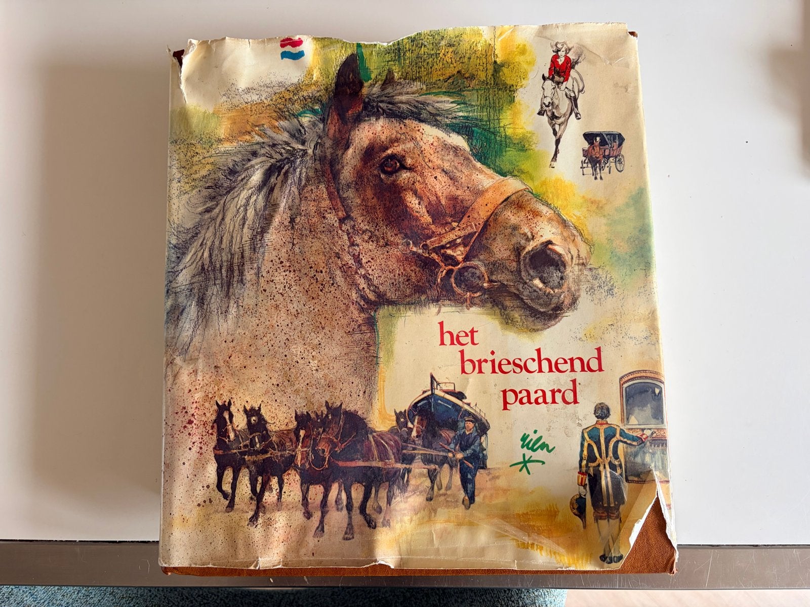 Het Brieschend Paard - Boek over paarden en koetsen, Ophalen of Verzenden, Gelezen, Overige onderwerpen