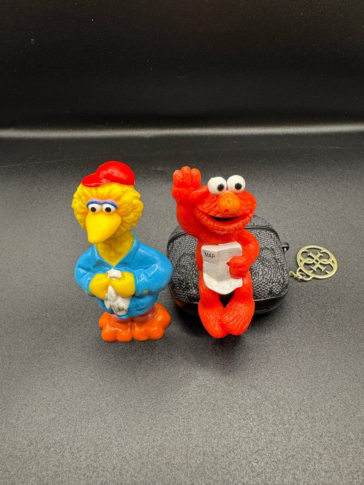 Sesamstraat Elmo en Pino Figuren - Vintage Speelgoed, Verzenden, Gebruikt, Jongen of Meisje