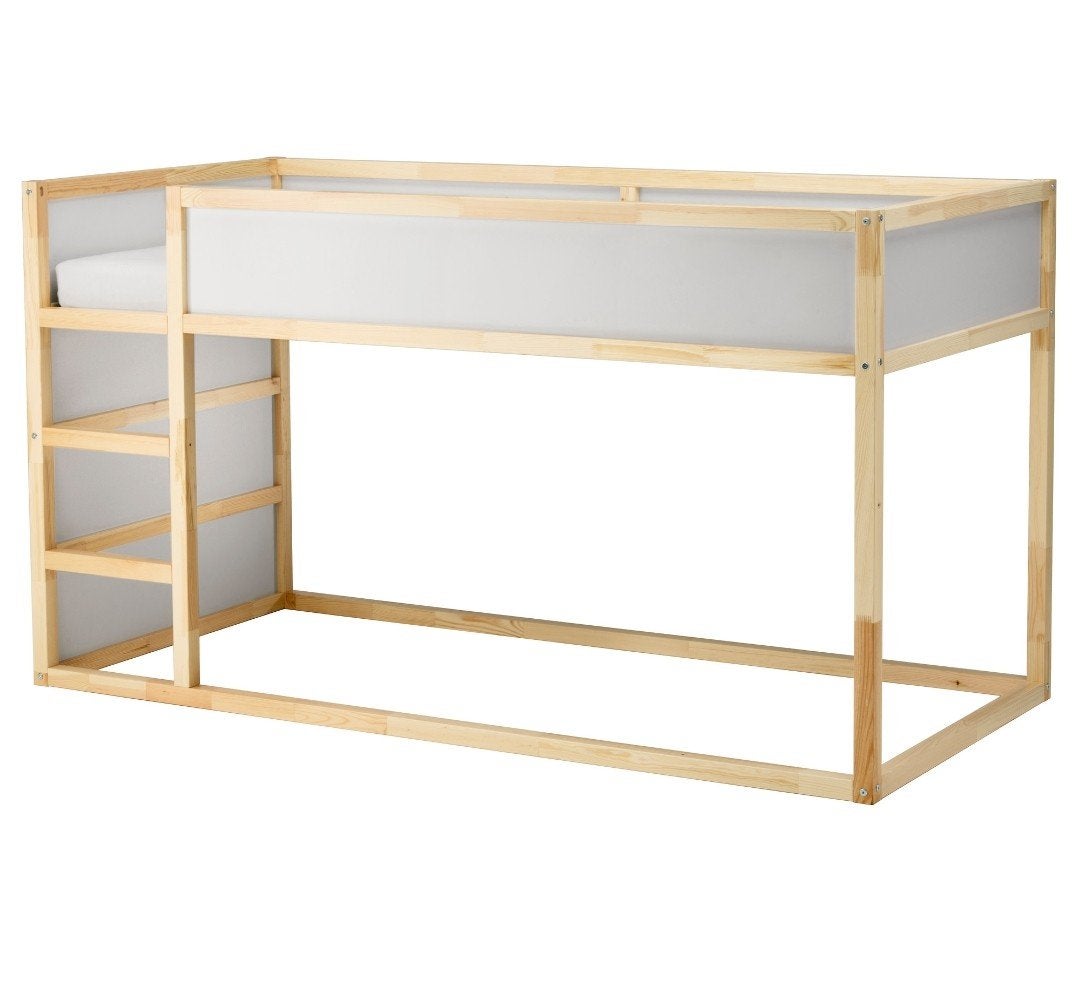 Ikea (Kura) Keerbaar bed met bedtent thema oceaan, Ophalen, Zo goed als nieuw, Hoogslaper