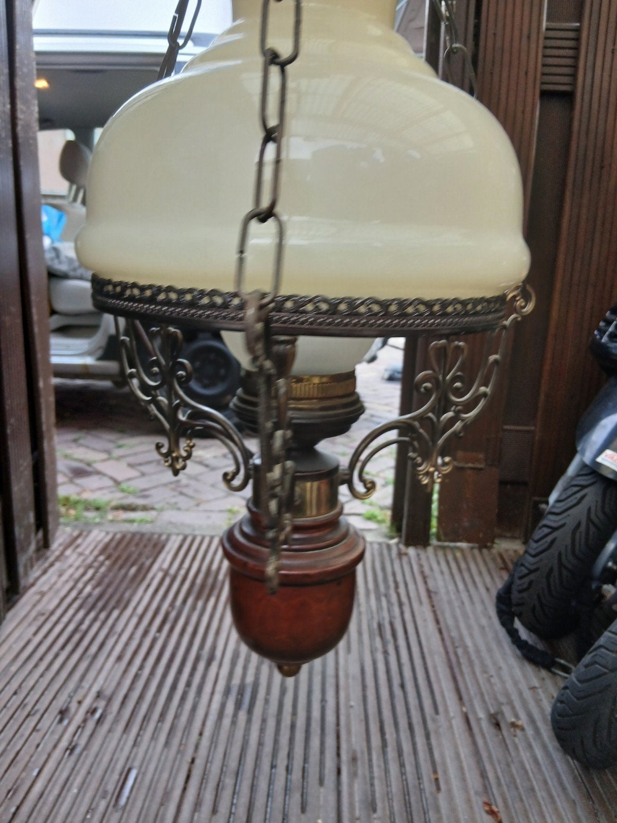 Nep olielamp, Antiek en Kunst, Antiek | Lampen, Ophalen