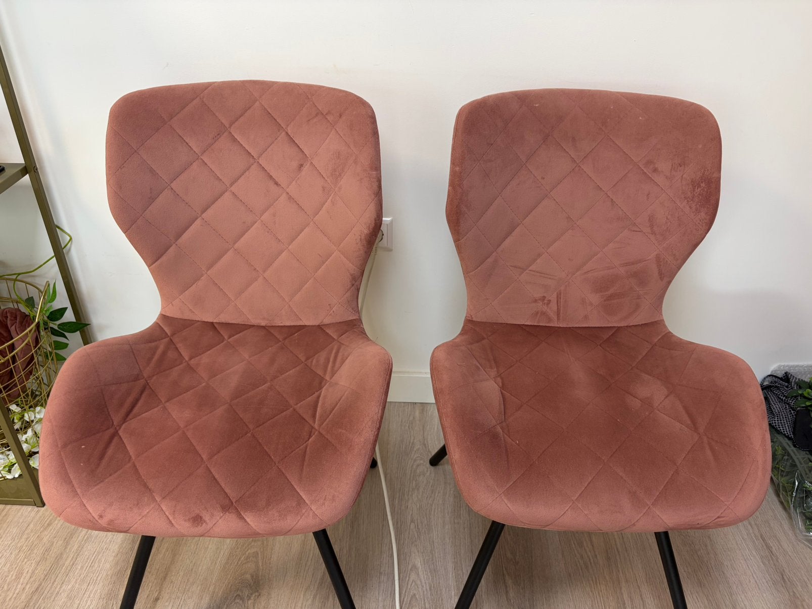 Velvet stoel, Ophalen of Verzenden, Zo goed als nieuw, Overige kleuren