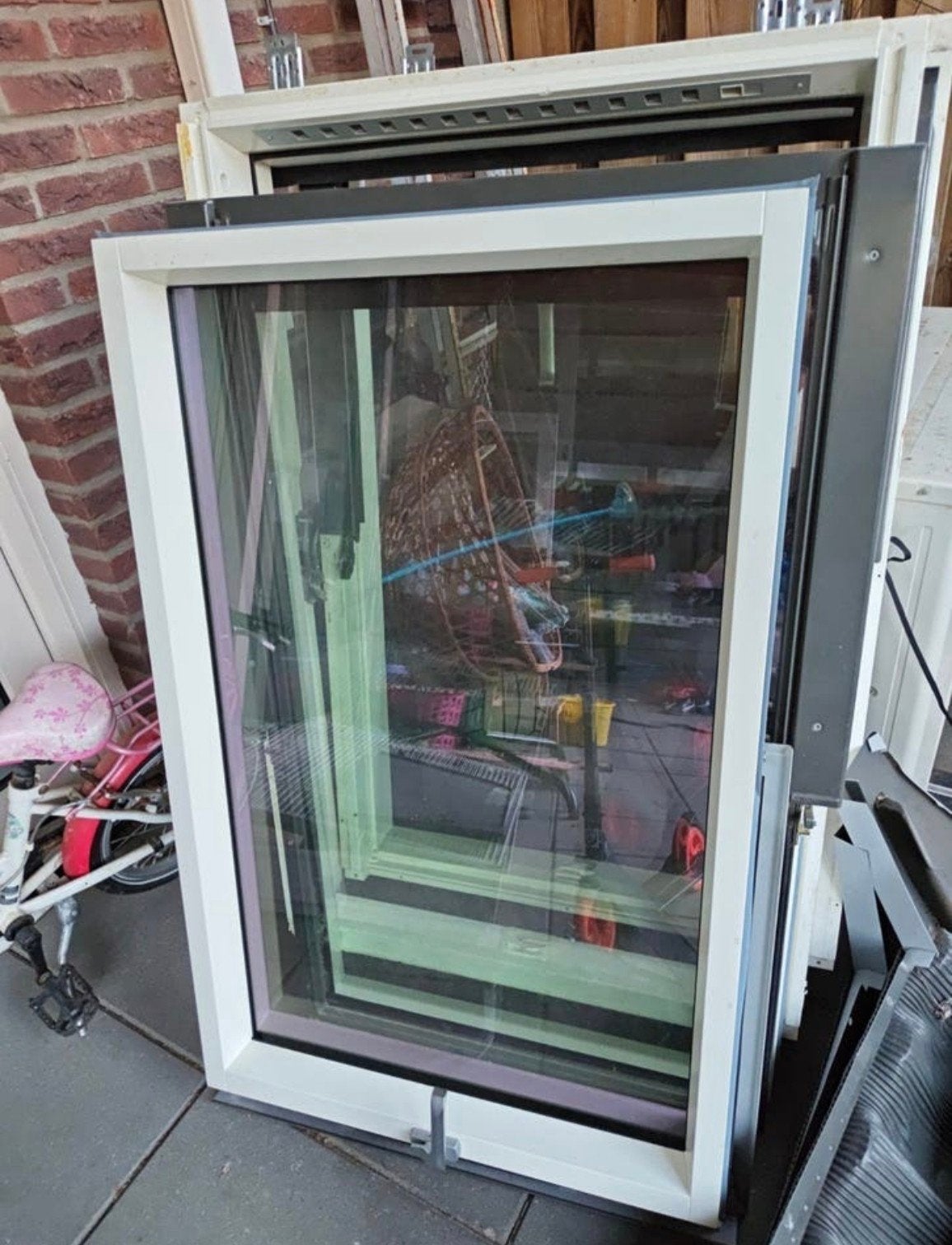 Fakro Dakraam FTU-V U3 78/118 met gootstukken, Doe-het-zelf en Verbouw, Glas en Ramen, Ophalen, Gebruikt, 80 tot 120 cm, 80 tot 120 cm