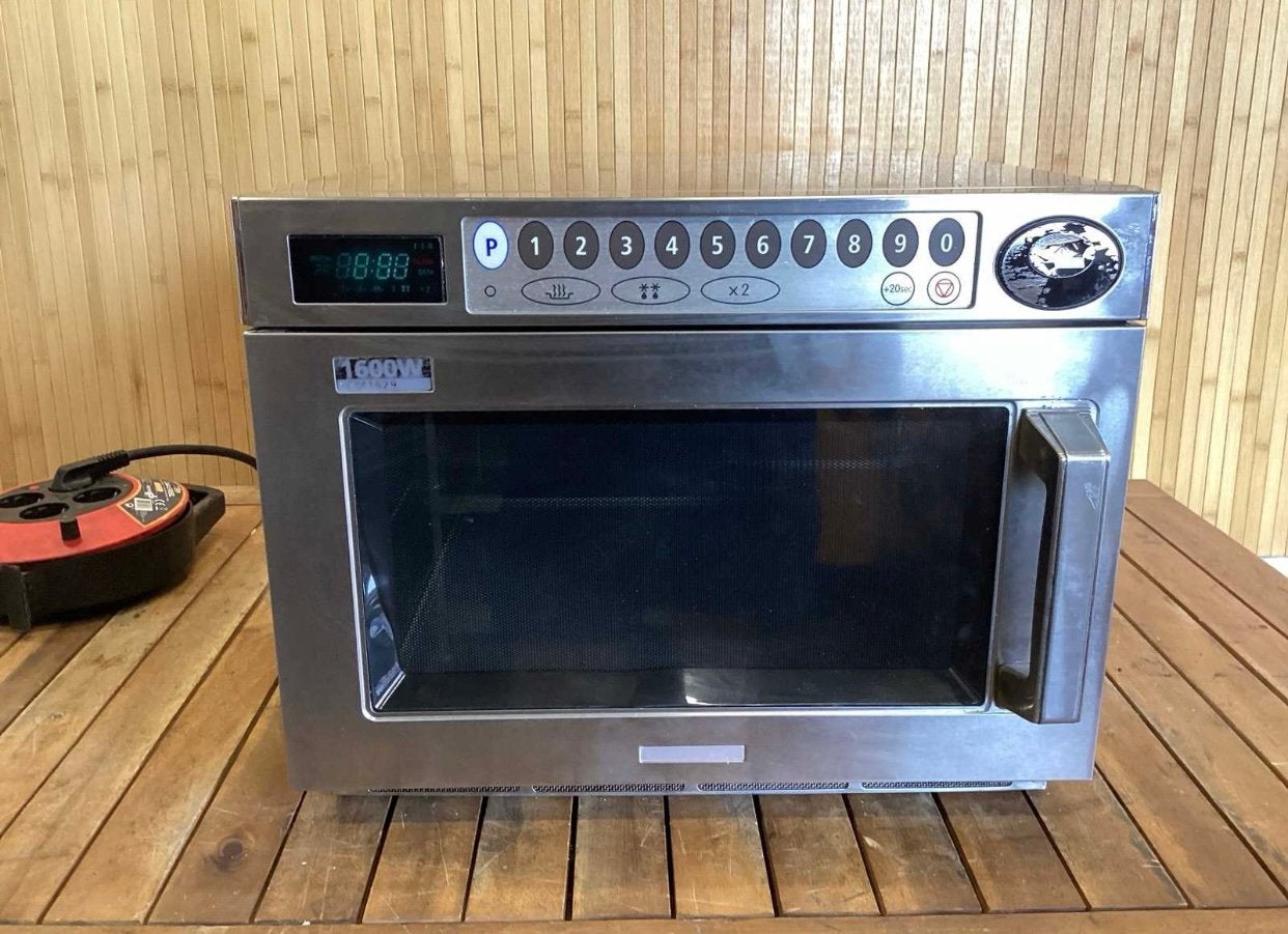 Samsung CM1929 Horeca Magnetron 1850W | RVS 230V, Ophalen of Verzenden, Zo goed als nieuw, Draaiplateau