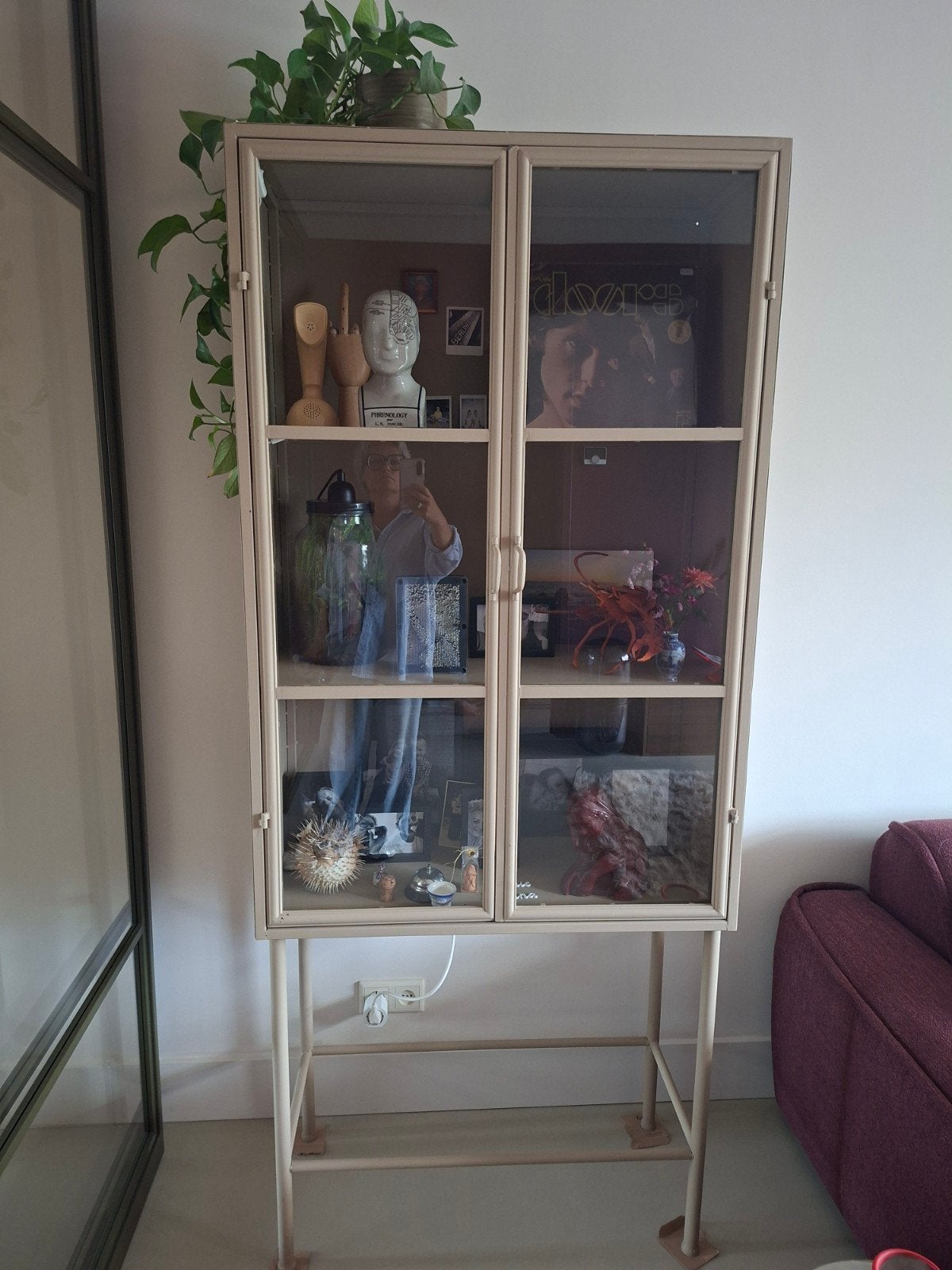 Vitrinekast Boo Merk 200x85 cm, Ophalen, 200 cm of meer, 50 tot 100 cm, Zo goed als nieuw