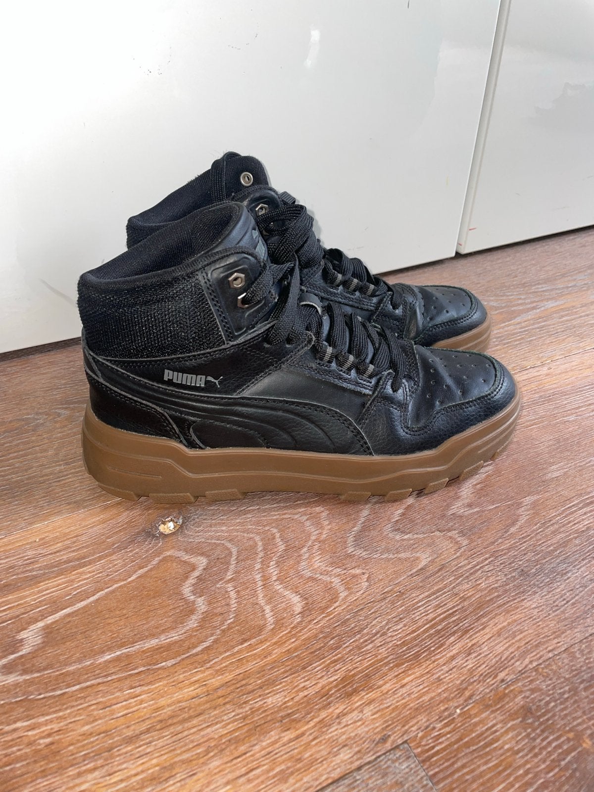 Puma Rebound Joy Sneakers Zwart Maat 38, Zwart, Ophalen of Verzenden, Sneakers of Gympen, Zo goed als nieuw