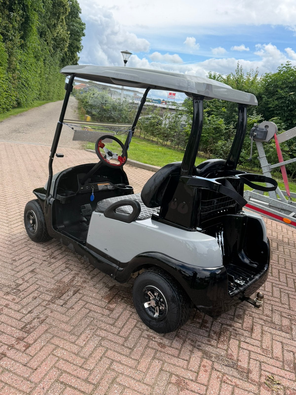 Clubkar precedent 48 volt recente accu’s 4x nieuwe band, Ophalen, Nieuw, Golfkar