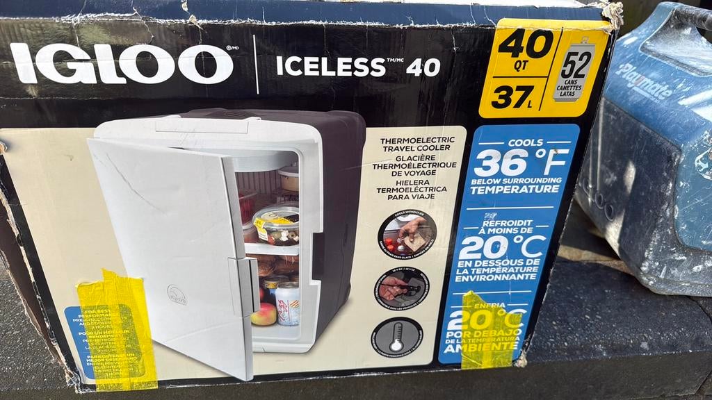 Igloo iceless 40, Caravans en Kamperen, Ophalen of Verzenden, Zo goed als nieuw, Koelelement