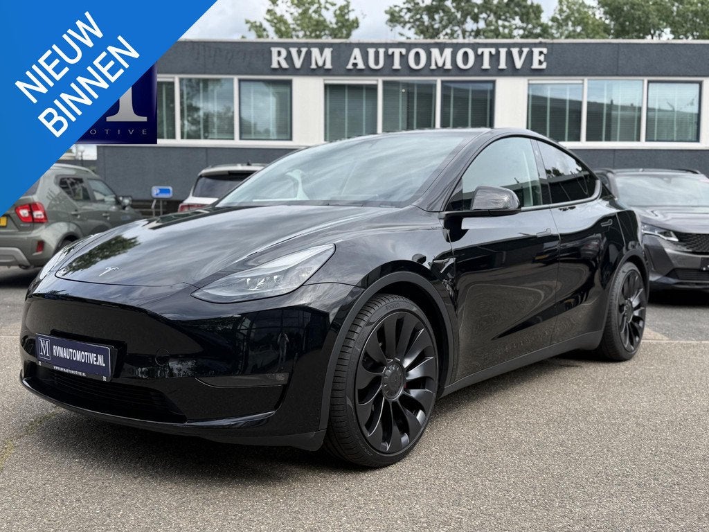 Tesla Model Y Performance AWD 75 kWh SOH 94% | TESLA FABRIEK, Auto's, Tesla, Gebruikt, 462 pk, 1972 kg, 1600 kg