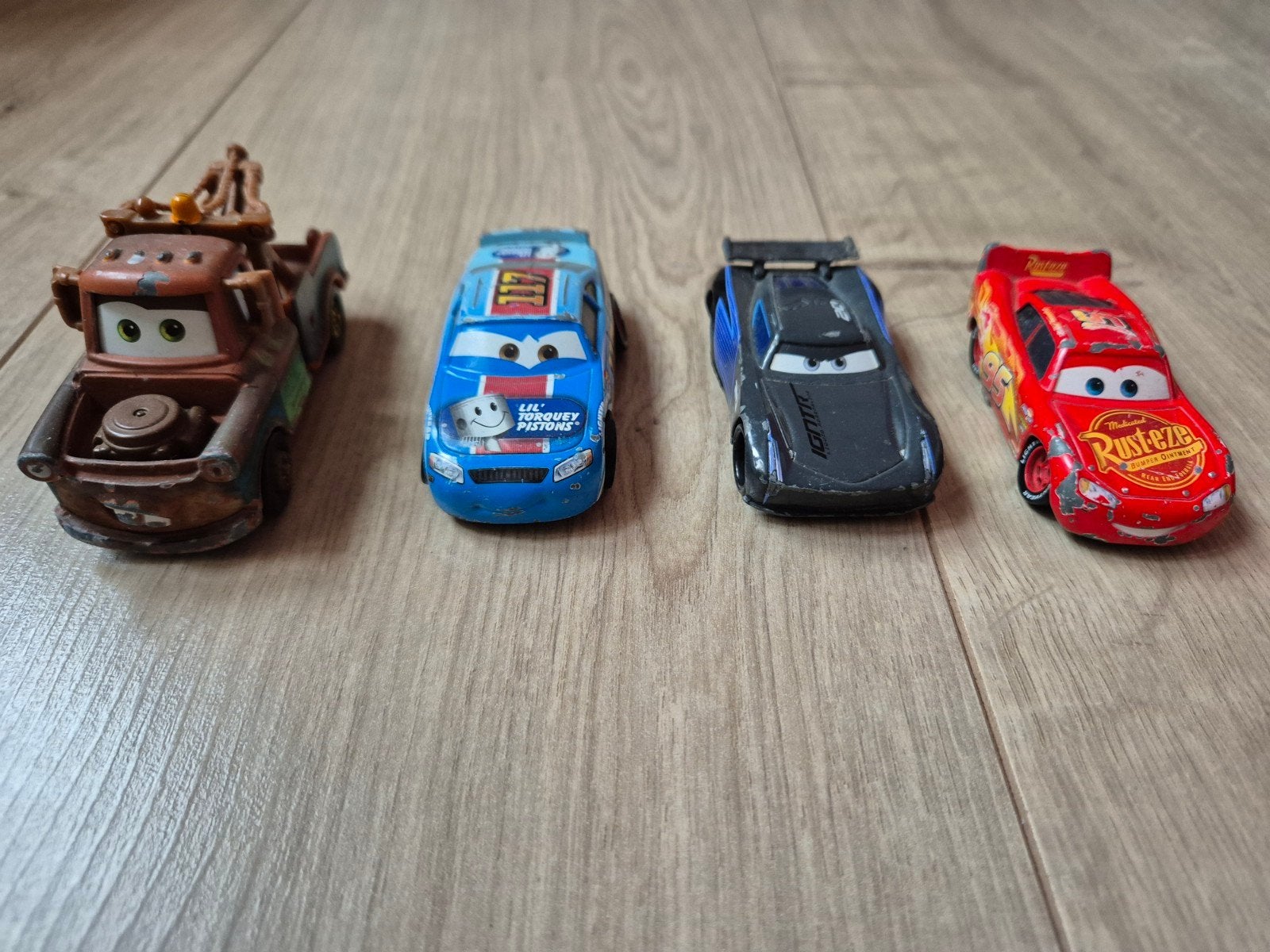 Disney Cars Speelgoedauto's - Bliksem McQueen,, Ophalen of Verzenden, Gebruikt