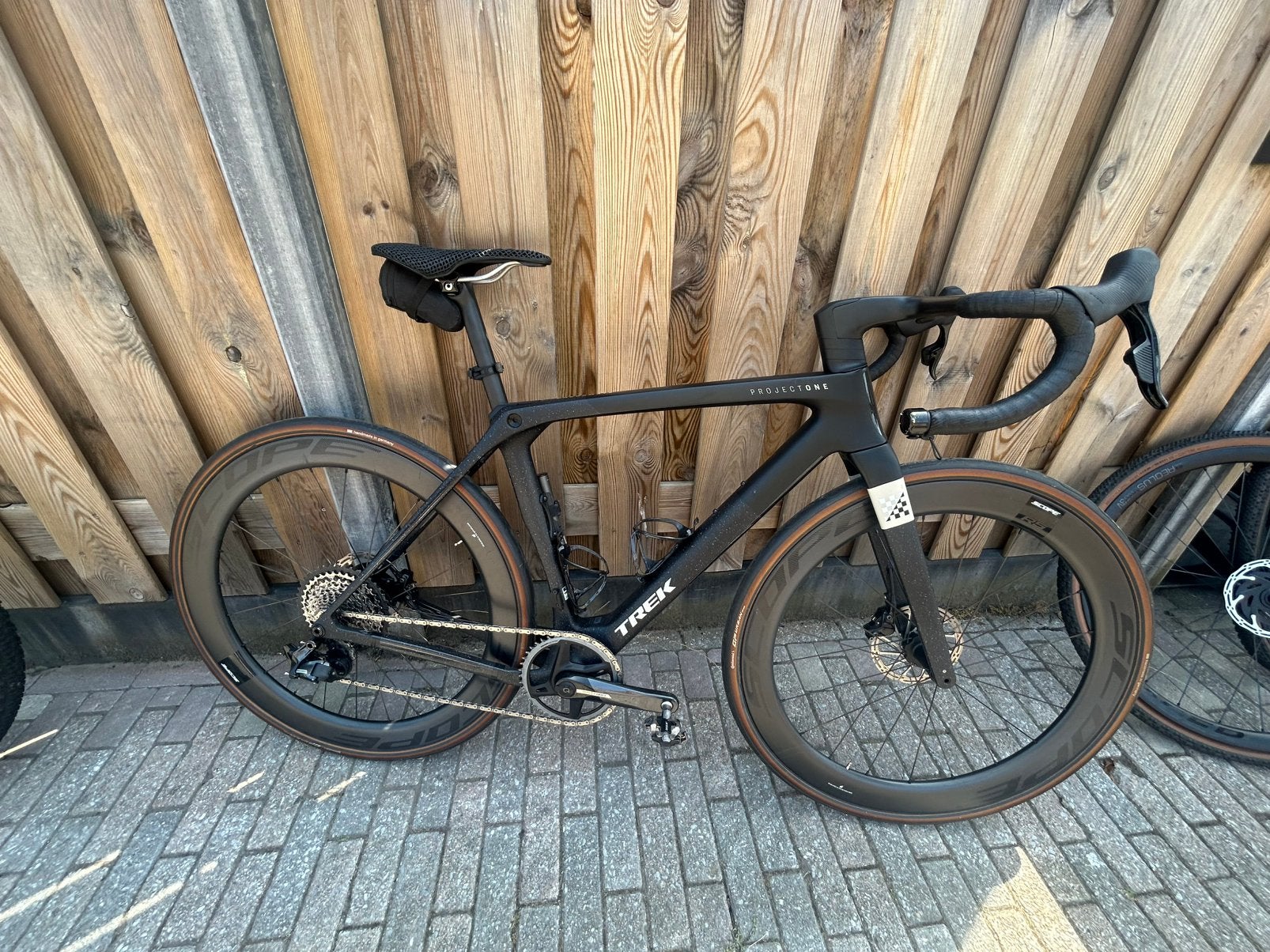 Trek Checkmate SLR 7  54 Sram Force powermeter, Fietsen en Brommers, Fietsen | Racefietsen, Carbon, Zo goed als nieuw, Meer dan 20 versnellingen