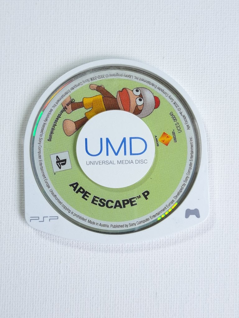 Ape Escape P - PlayStation - PSP - PAL - Enkel CD, Spelcomputers en Games, Sony Interactive Entertainment Network Europe Limited
