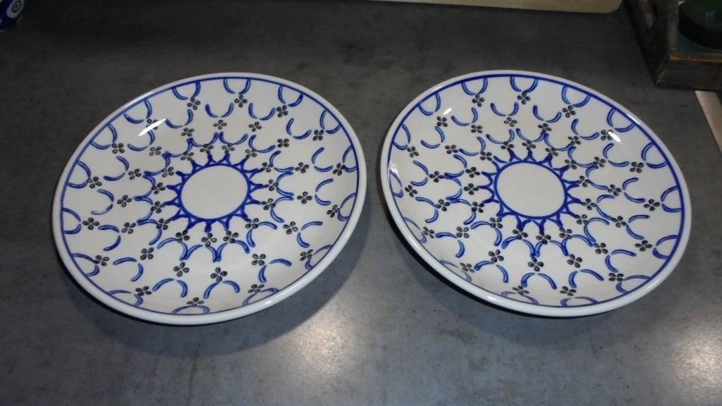 nieuw pools keramiek BUNZLAU ontbijtborden, doorsnee 20cm, Keramiek, Nieuw, Ophalen of Verzenden, Bord(en)