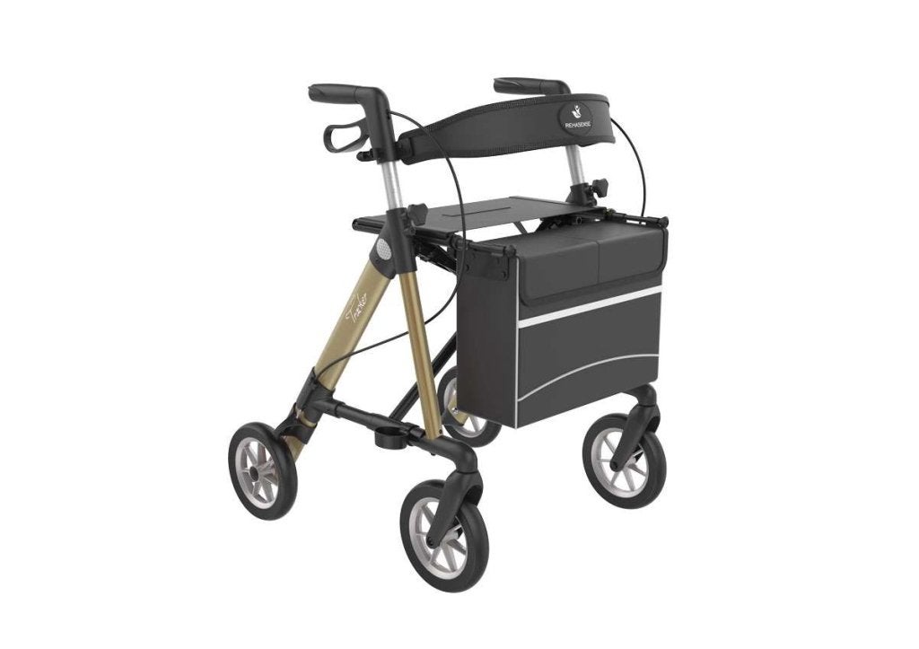 Rollator Rehasense Tracker + Dichte tas en softwielen, Blesdijke, Rehasense, Nieuw, Ophalen of Verzenden