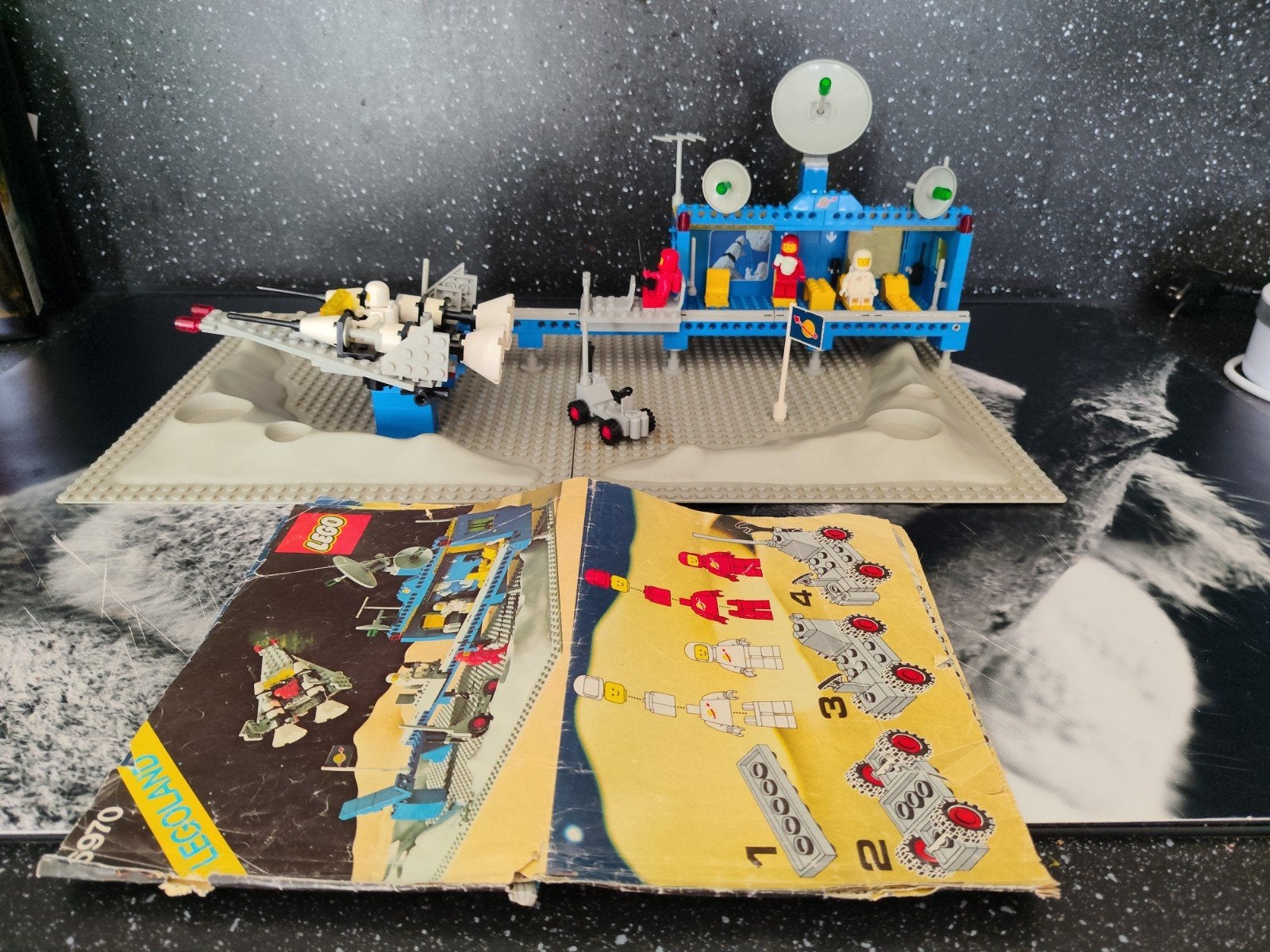 Lego Classic Space 6970 Beta I Command Base Compleet, Ophalen, Gebruikt