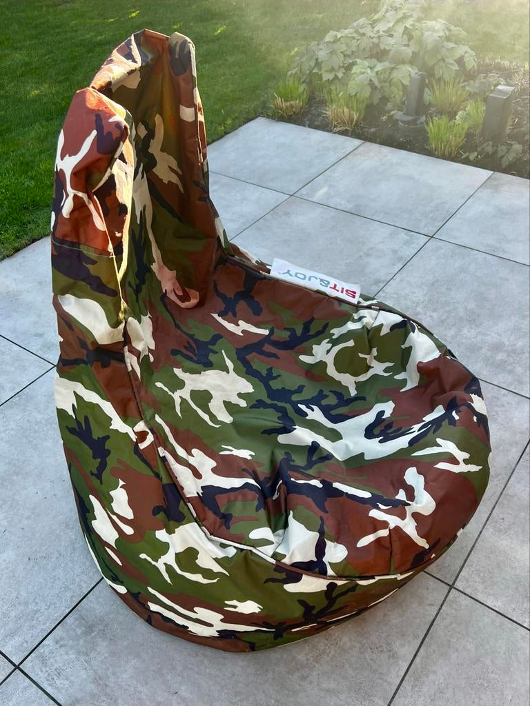 Dit & Joy Zitzak - Camouflage Patroon, Ophalen, Gebruikt, Groen, Zitzak
