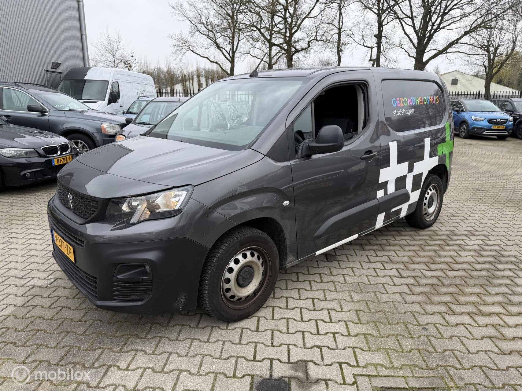 Peugeot Partner bestel 1.6 BlueHDI, Auto's, Bestelauto's, Gebruikt, 4 cilinders, Parkeersensor, Origineel Nederlands