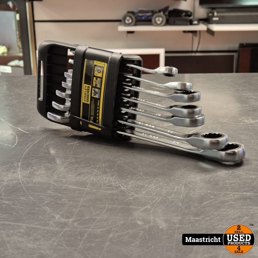 Stanley FATMAX steek-/ringratelsleutelset 7-delig, Stanley, Gebruikt, Support@stanley.com, 1000 Stanley Drive, New Britain, 
CT 06053
USA