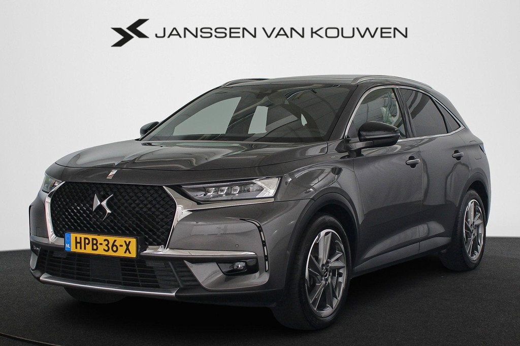 DS 7 Crossback E-Tense Rivoli Pano Trekhaak Leder Stoelverwa, Auto's, DS, Gebruikt, 4 cilinders, Bedrijf, Hybride Elektrisch/Benzine