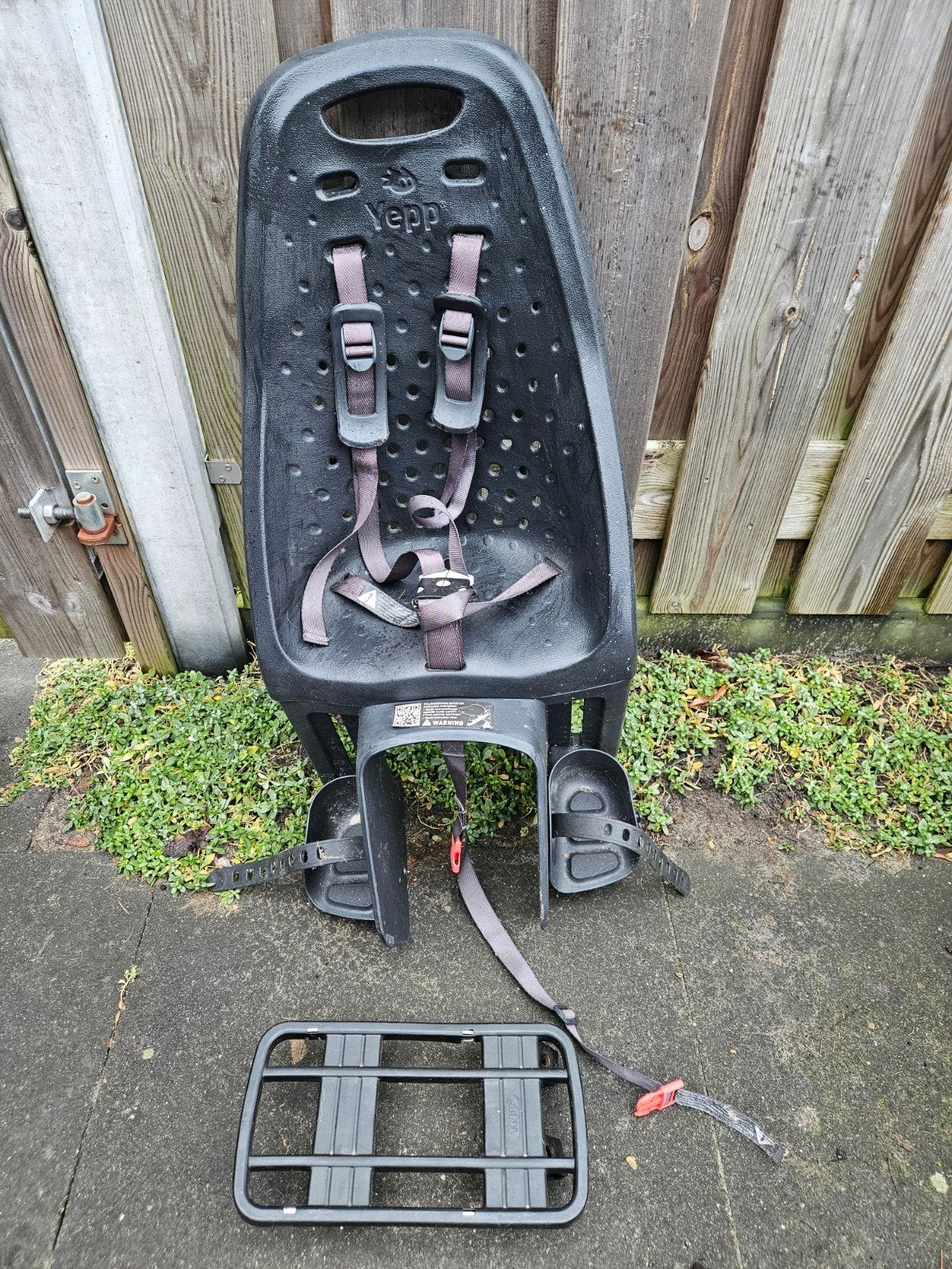 Yepp Fietsstoeltje Achter - Gebruikt, Ophalen, Achterzitje, Yepp, 9 t/m 36 kg