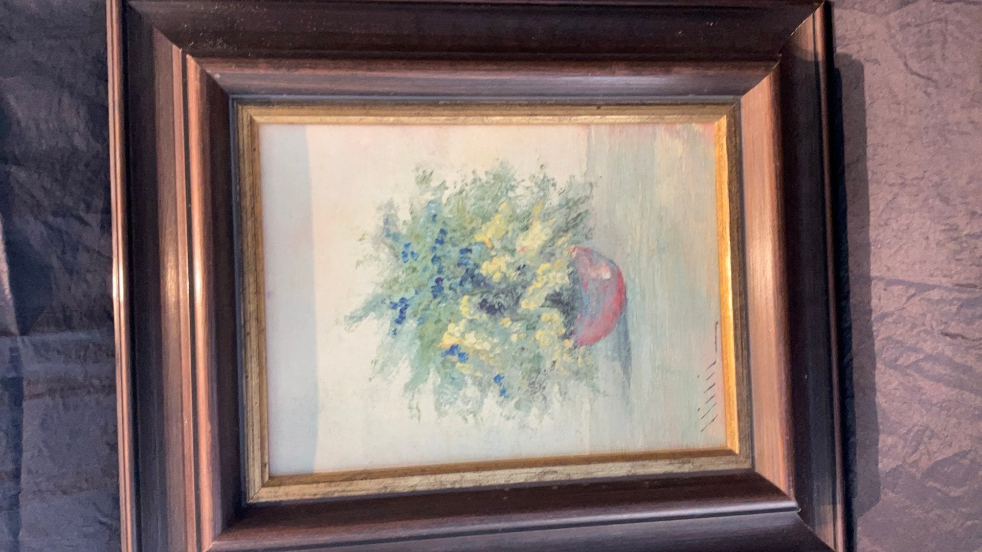 Schilderij met bloemen, Antiek en Kunst, Kunst | Schilderijen | Klassiek, Ophalen
