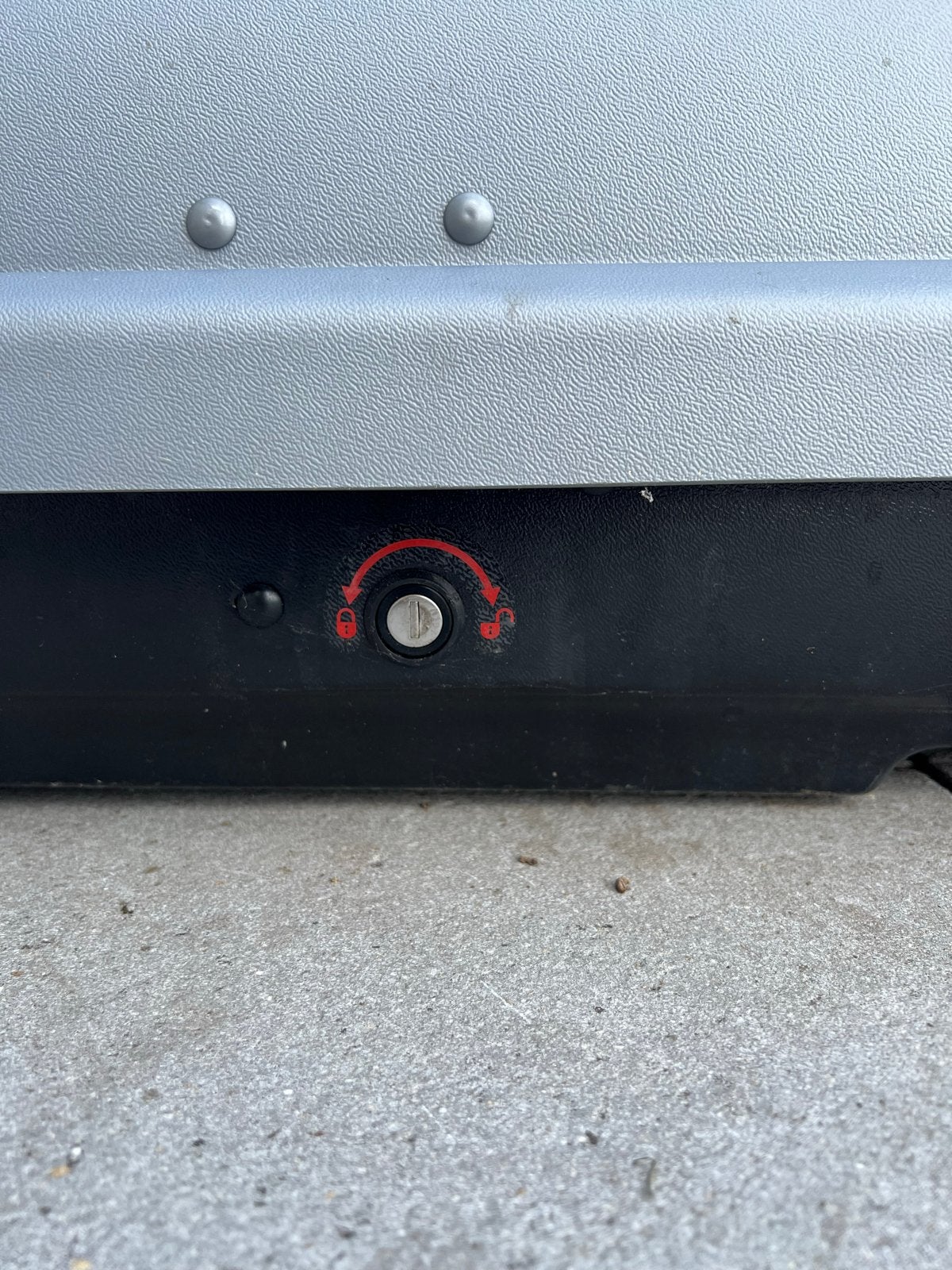 Officiële Land Rover dakkoffer met slot en beugels, Auto diversen, Dakkoffers, Ophalen, Gebruikt