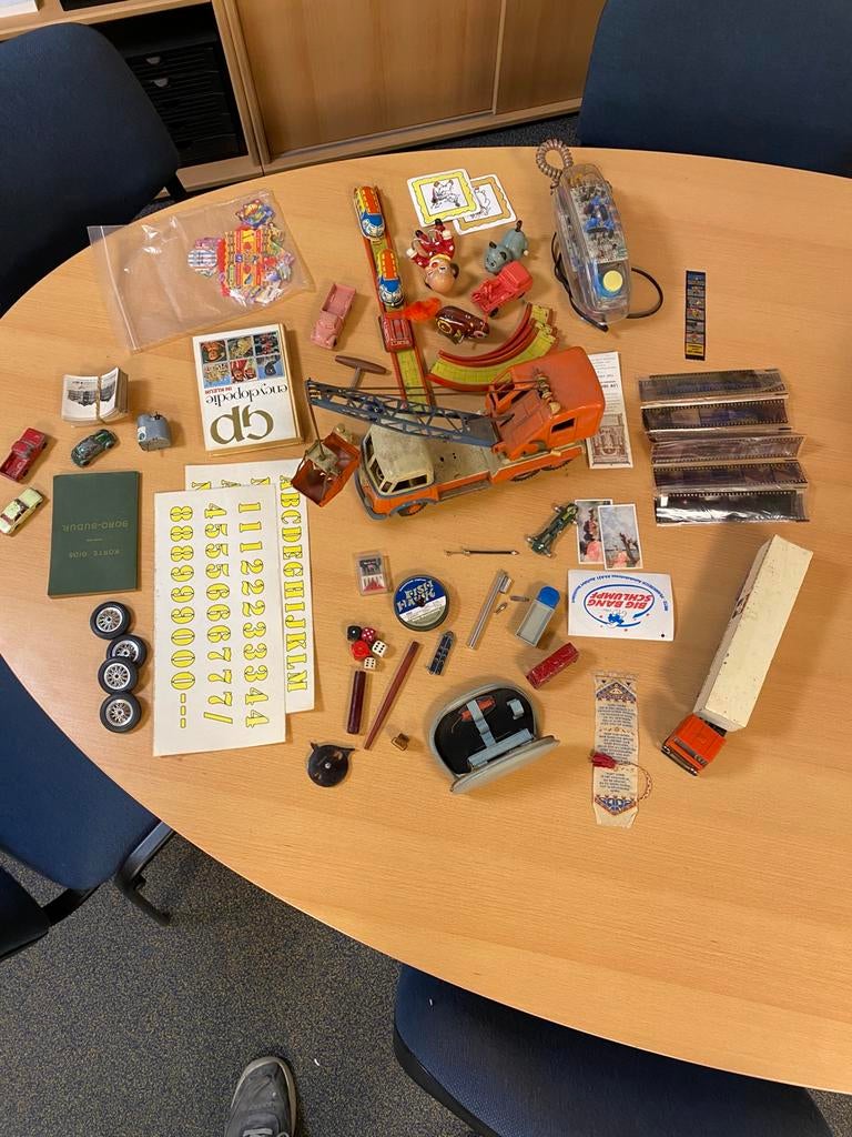 Blikken speelgoed vintec van alles wat, Ophalen of Verzenden, Gebruikt