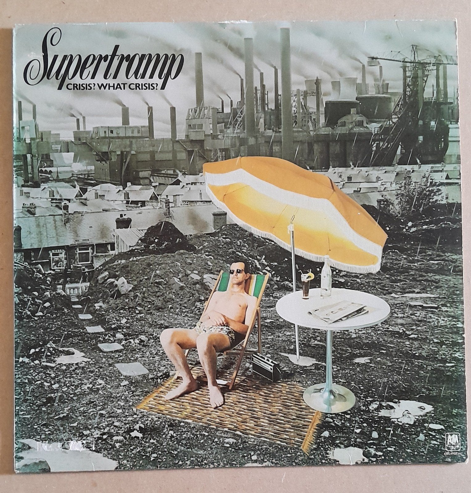 lp supertramp - crisis? what crisis?, Ophalen of Verzenden, Gebruikt, 12 inch, Poprock
