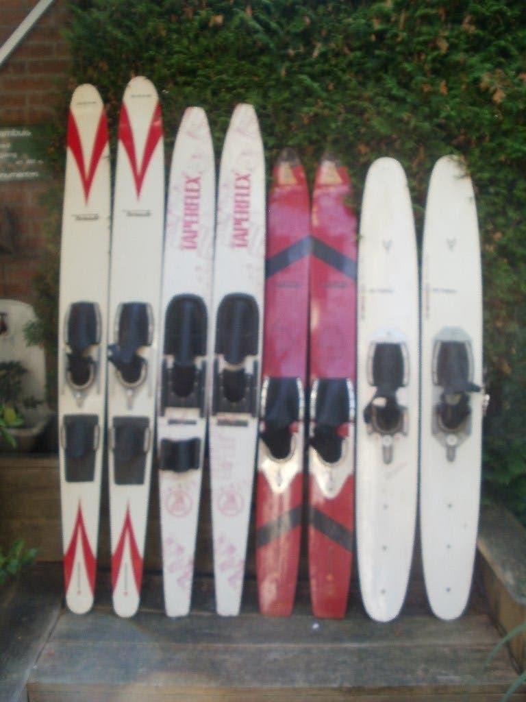 waterski's, hout, Watersport en Boten, Ophalen, Gebruikt, Waterski's