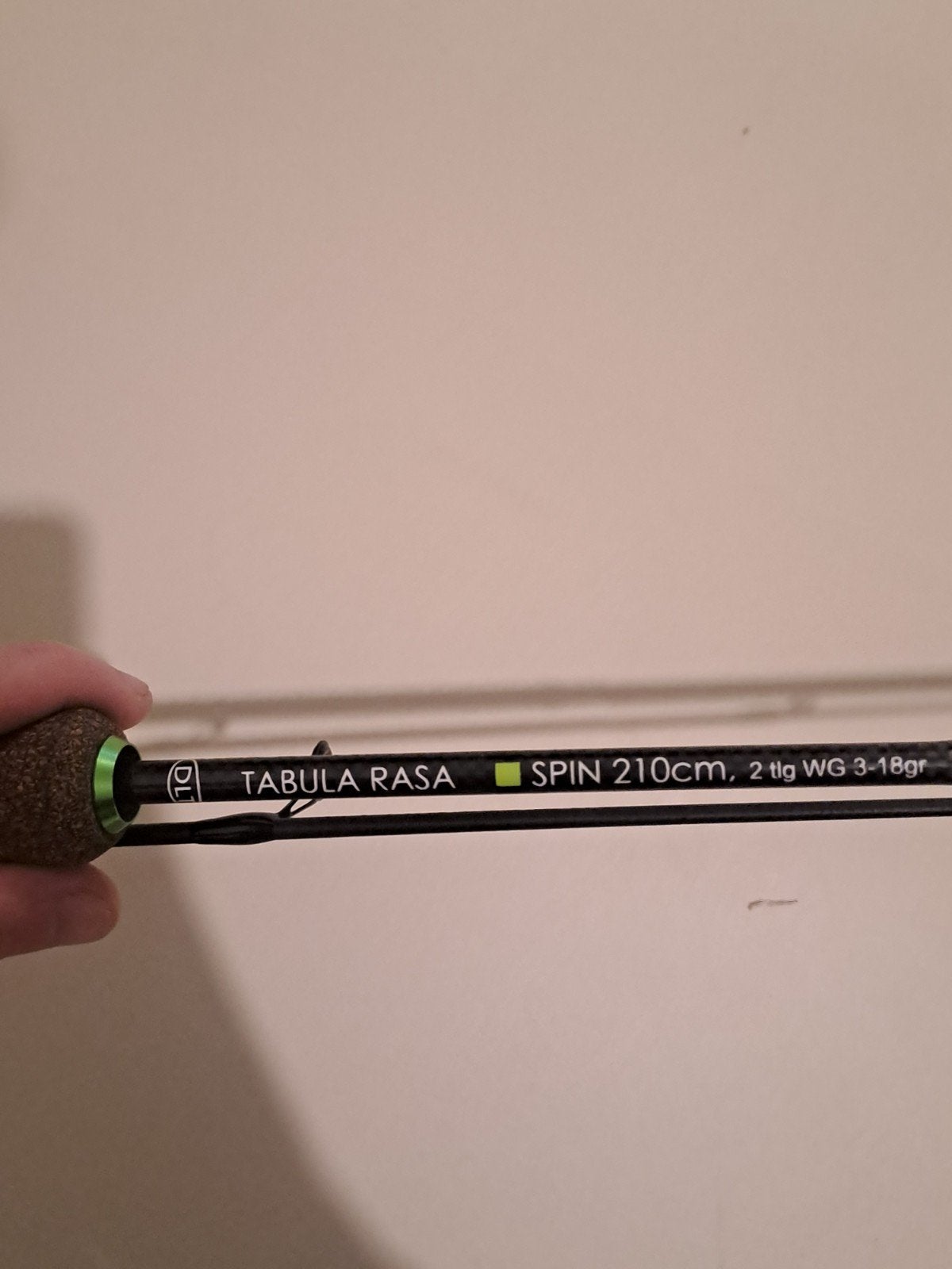 Vishengel / dropshot / spinhengel Tabula rasa 210cm, Watersport en Boten, Ophalen, Werphengel
