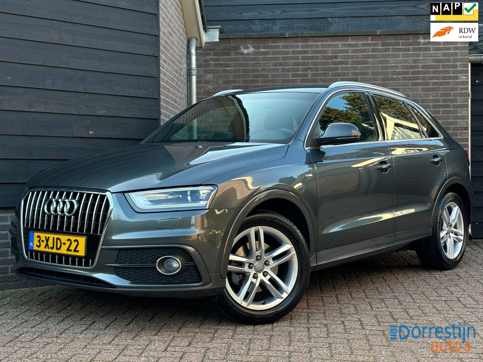 Audi Q3 1.4 TFSI Sport Edition | 2X S-Line | Trekhaak | Navi, 730 kg, 4 cilinders, 150 pk, Leder en Stof