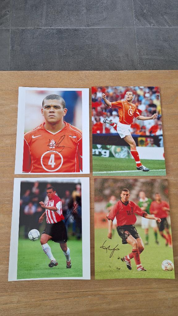 Foto 20x25 cm met handtekening; Wilfred Bouma # PSV, Verzamelen, Sportartikelen en Voetbal, Ophalen of Verzenden, Nieuw, PSV, Overige typen