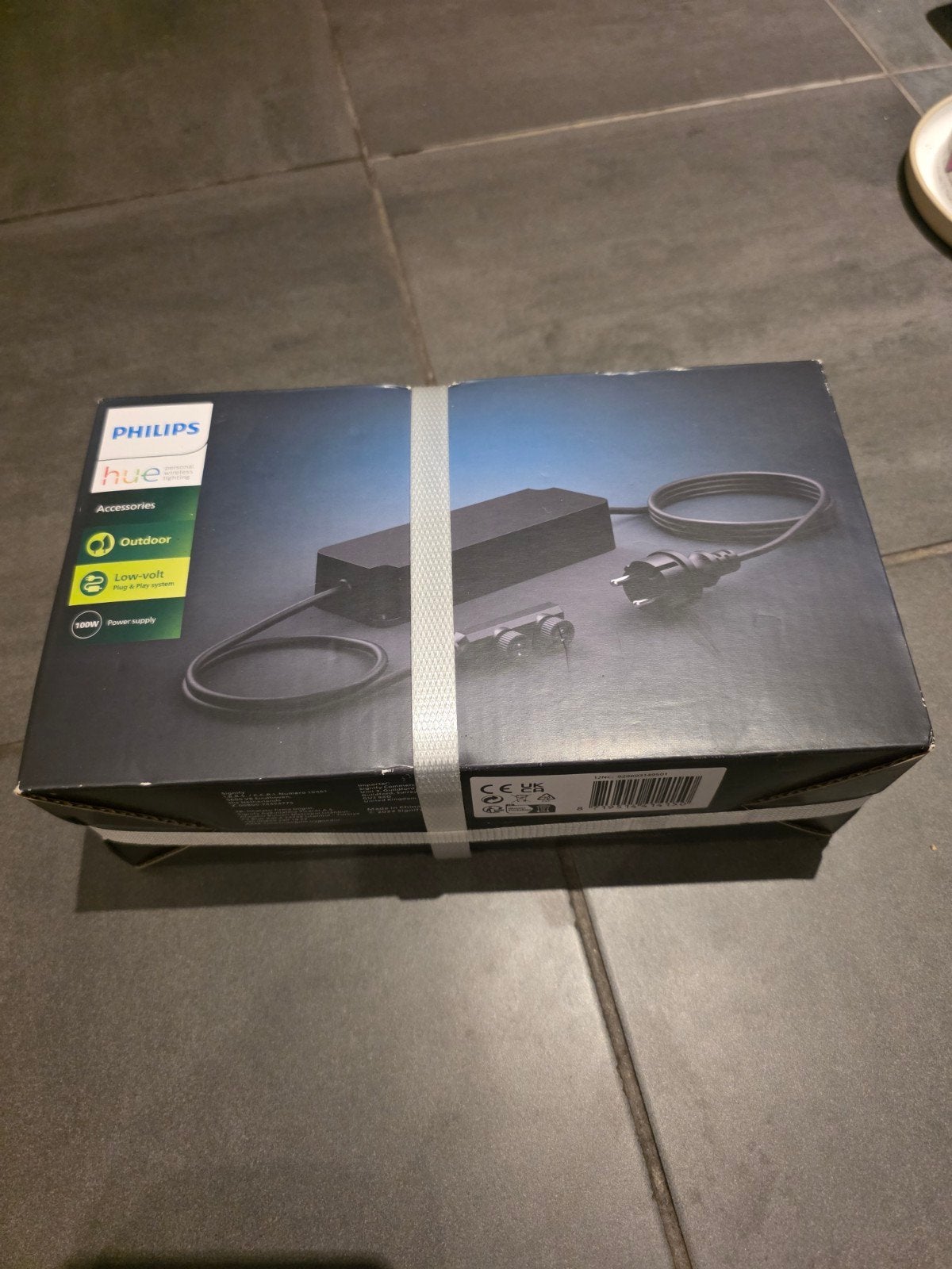 Philips Hue Outdoor 100W voeding – 2 uitgangen – NW in doos, Tuin en Terras, Kunststof, Overige typen, Nieuw, Ophalen of Verzenden