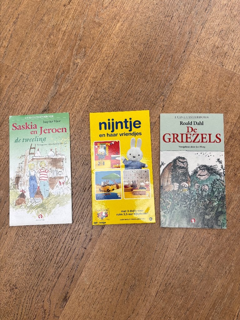 cd's en dvd's kinderen, Ophalen, Gebruikt