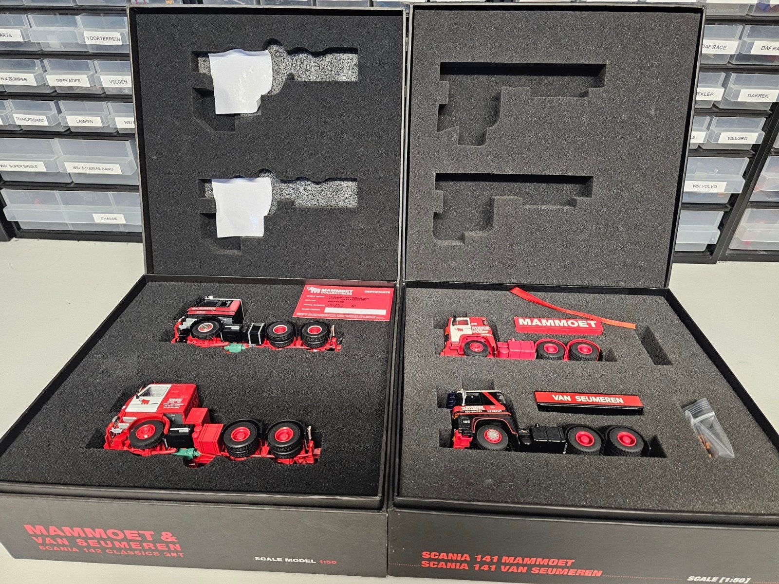 wsi mammoet classics scania sets., Ophalen, Zo goed als nieuw, Bus of Vrachtwagen, Wsi