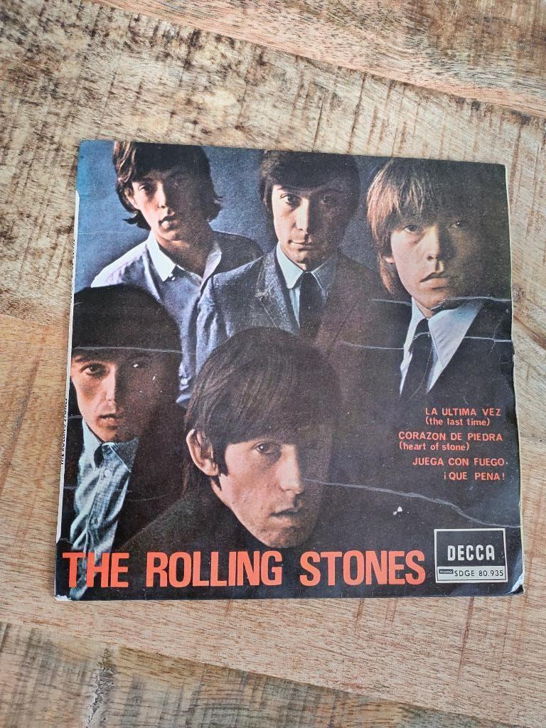 Rolling Stones EP Spanje The last time Play with fire, Gebruikt, Fotohoes, 7 inch, Ophalen of Verzenden