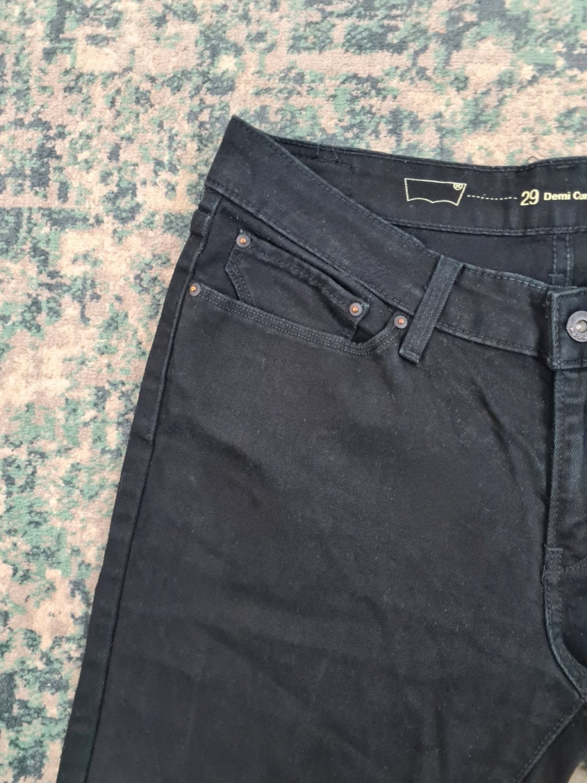Levi's mid rise skinny W29 L34 WMN Tulsi2934 Zwart, Zwart, Ophalen of Verzenden, Zo goed als nieuw, W28 - W29 (confectie 36)