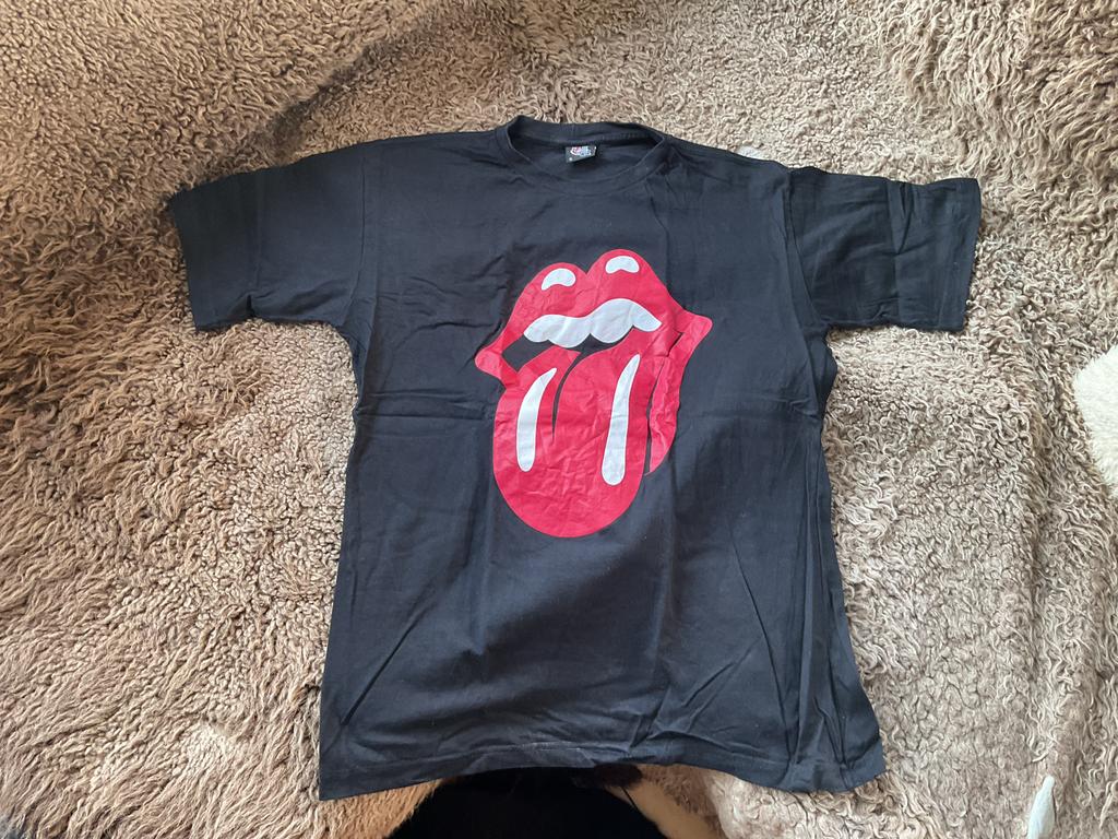 The Rolling Stones T-shirt Zwart Maat L, Kleding | Heren, T-shirts, Ophalen of Verzenden, Zo goed als nieuw, Maat 52/54 (L), Zwart