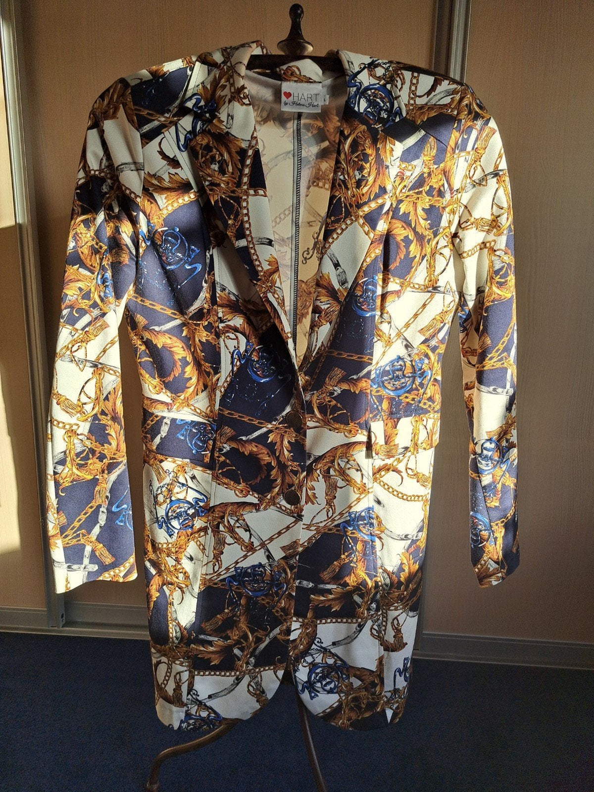 Helena Hart jasje maat l 3 knoops, Kleding | Dames, Blauw, Helena Hart, Zo goed als nieuw, Jasje