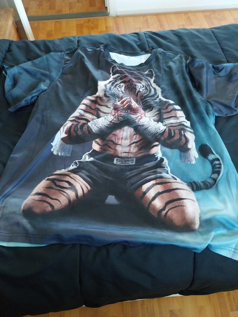 Set van 4x unieke T-shirts met opvallende prints, Kleding | Heren, T-shirts, Ophalen, Onbekend, Zwart, Overige maten