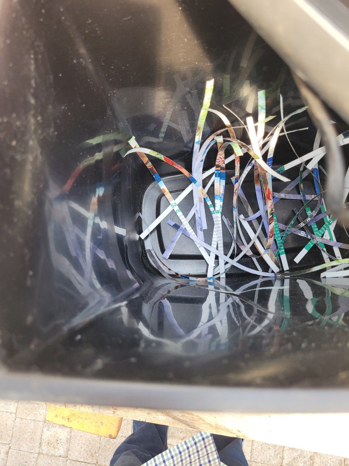 Fellowes OD700 papierversnipperaar, Ophalen, Gebruikt