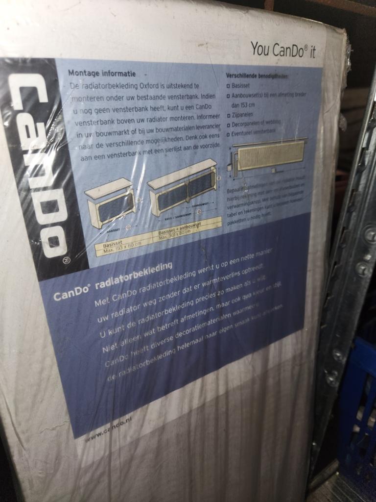 CanDo Radiatorbekleding Zijpanelen - Nieuw in verpakking, Ophalen of Verzenden