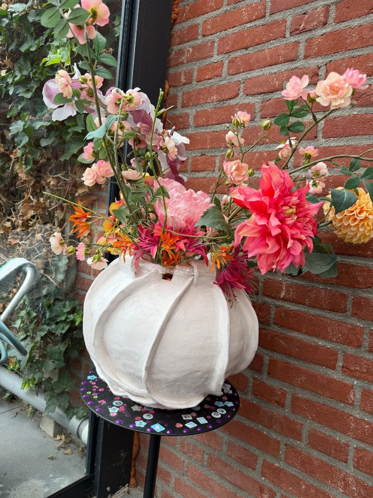 Vaas, Ophalen, Overige materialen, Overige kleuren, Handgemaakt