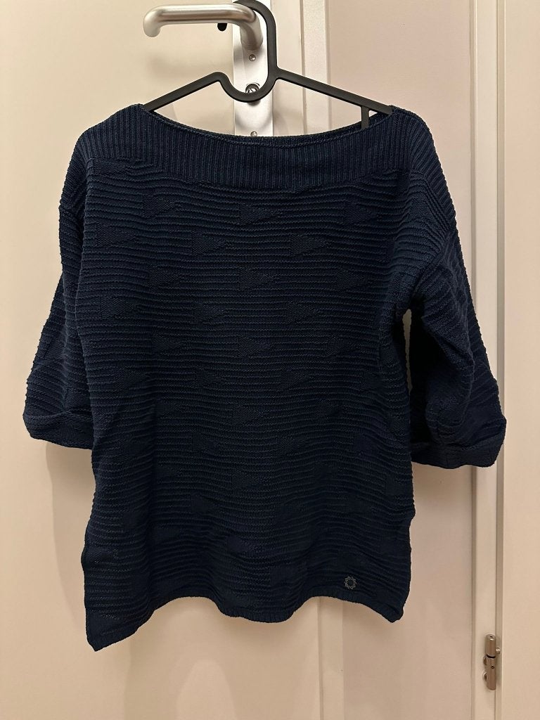 Gebreide trui, Blauw, Nümph, Ophalen of Verzenden, Zo goed als nieuw