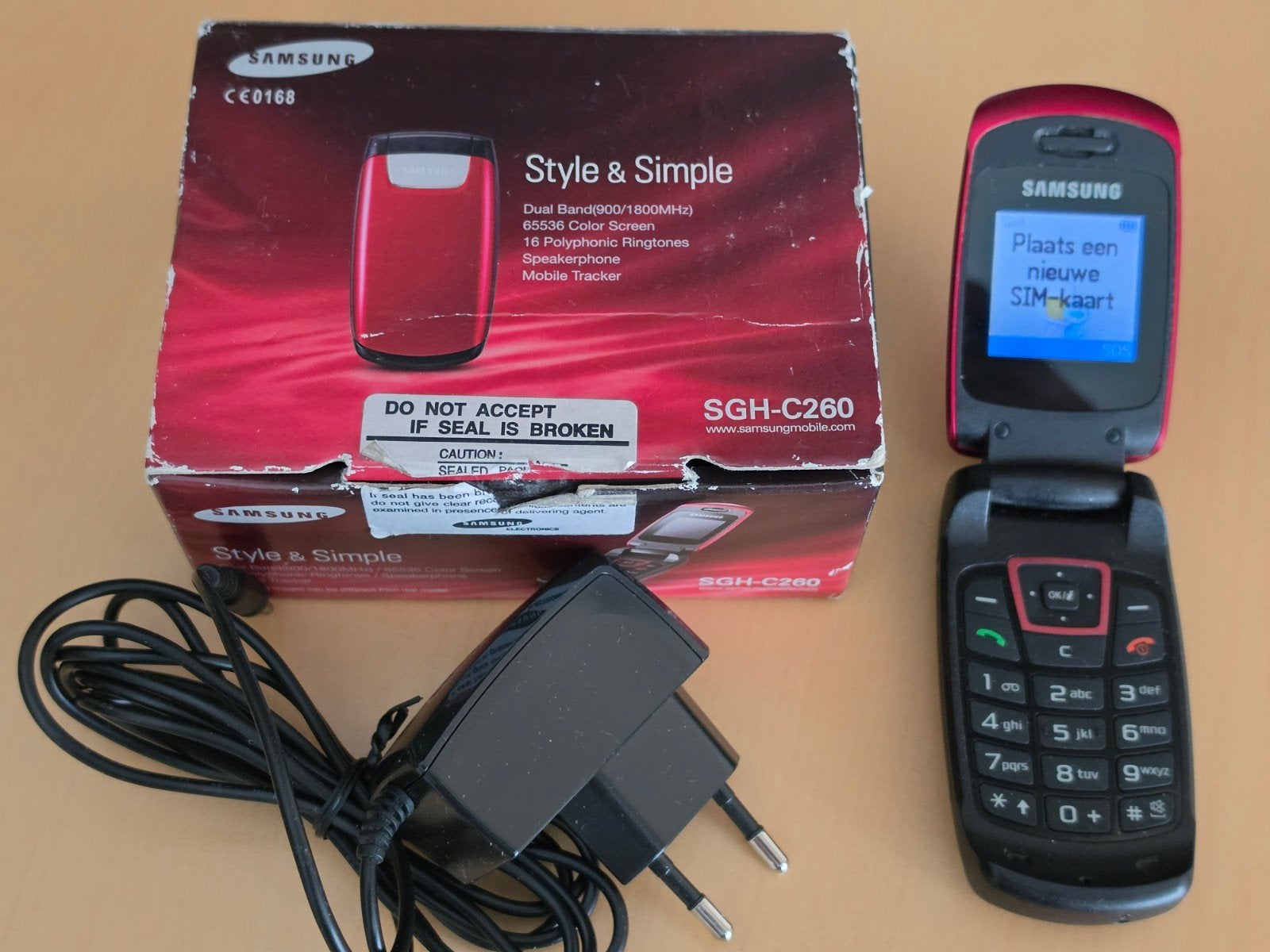 Samsung SGH-C260 vintage mobiele  klaptelefoon, Overige modellen, Geen camera, Overige systemen, Fysiek toetsenbord