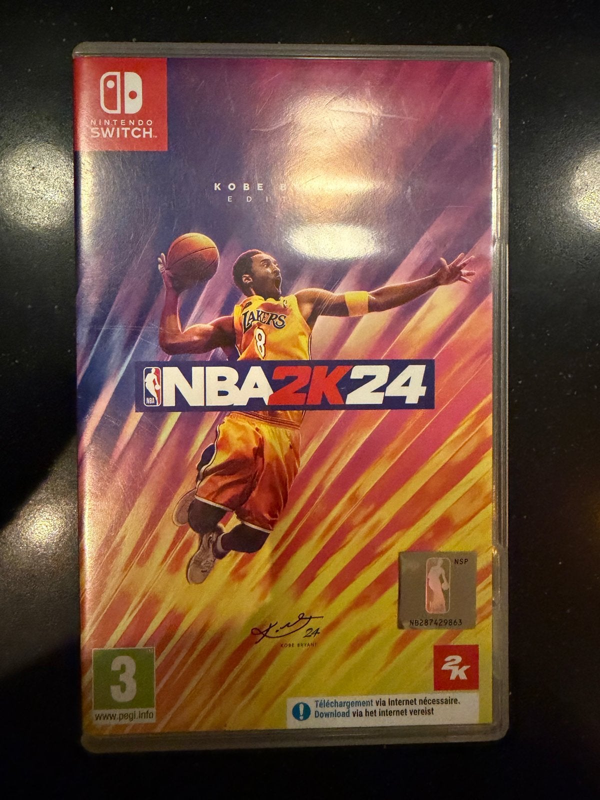 NBA 2K24 Kobe Bryant Edition - Nintendo Switch, Eén computer, Ophalen of Verzenden, Zo goed als nieuw, Sport