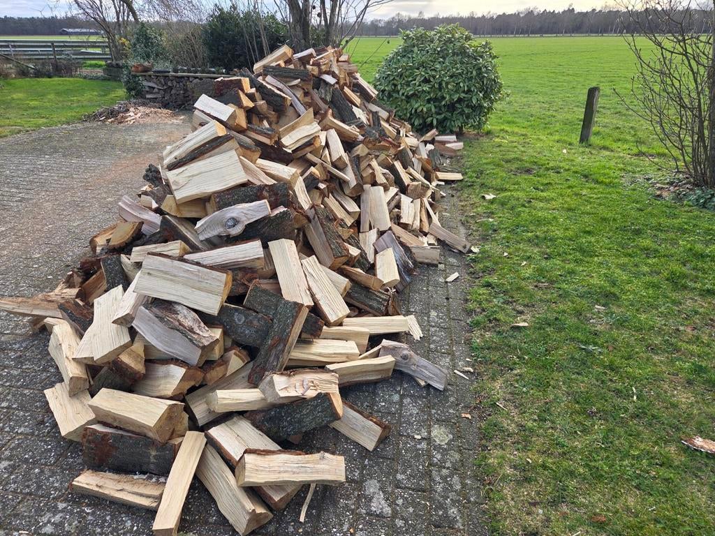 Eiken Brandhout, Tuin en Terras, Haardhout, Minder dan 3 m³, Ophalen of Verzenden, Eikenhout, Blokken