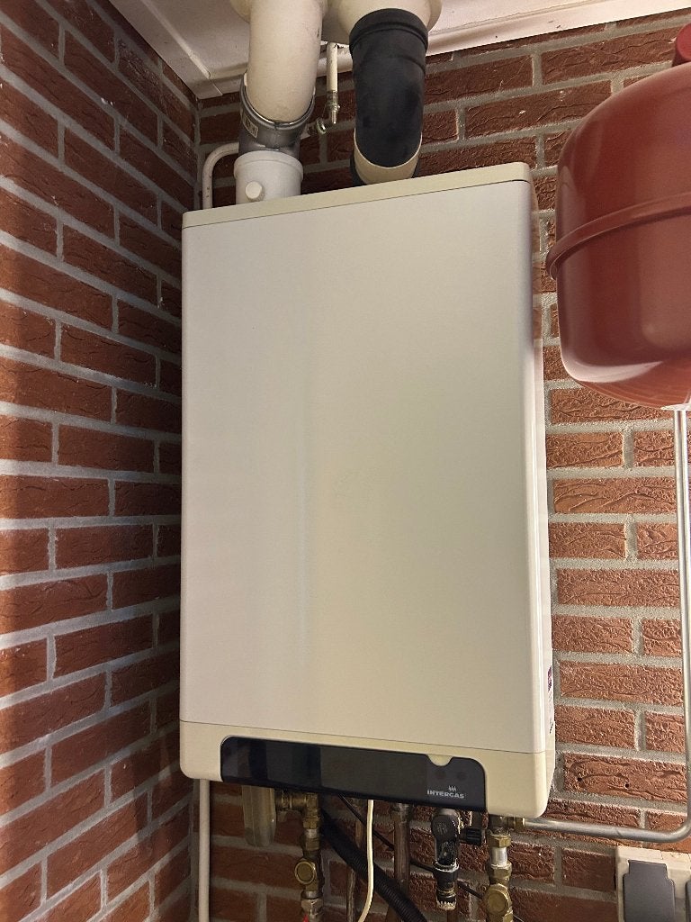 inter Gas ketel, Ophalen, 30 tot 80 cm, Gebruikt, Cv-ketel of Combi-ketel
